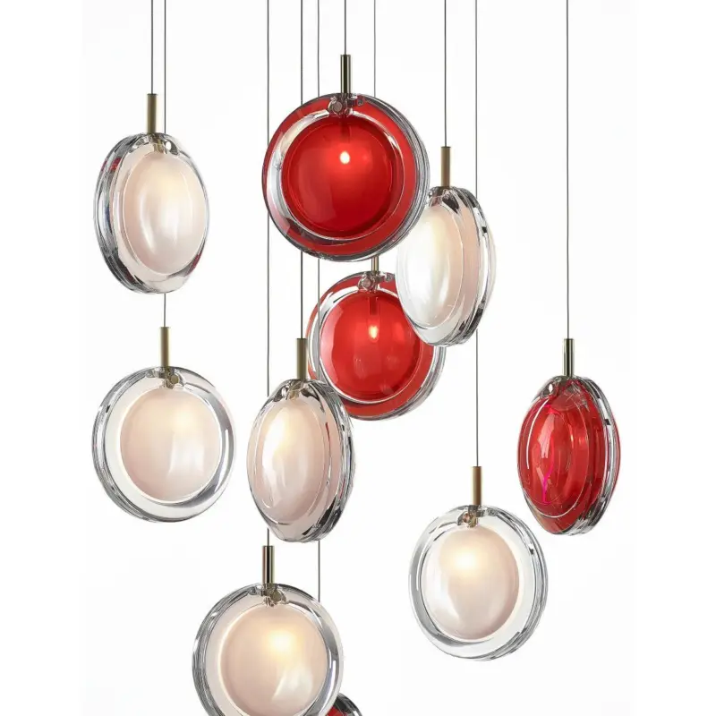 Lens Glass Pendant Lamp