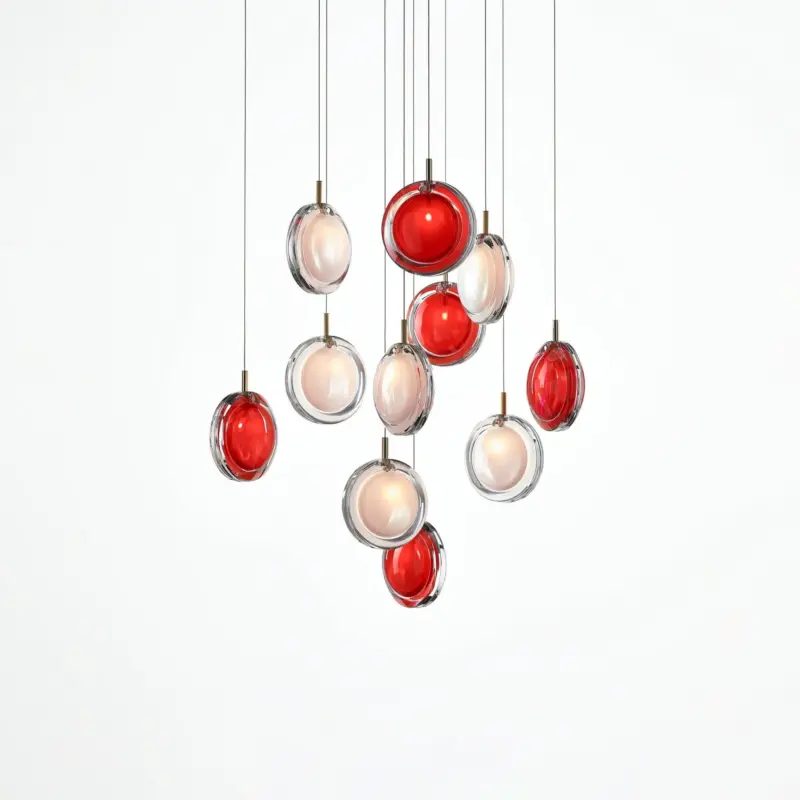 Lens Glass Pendant Lamp