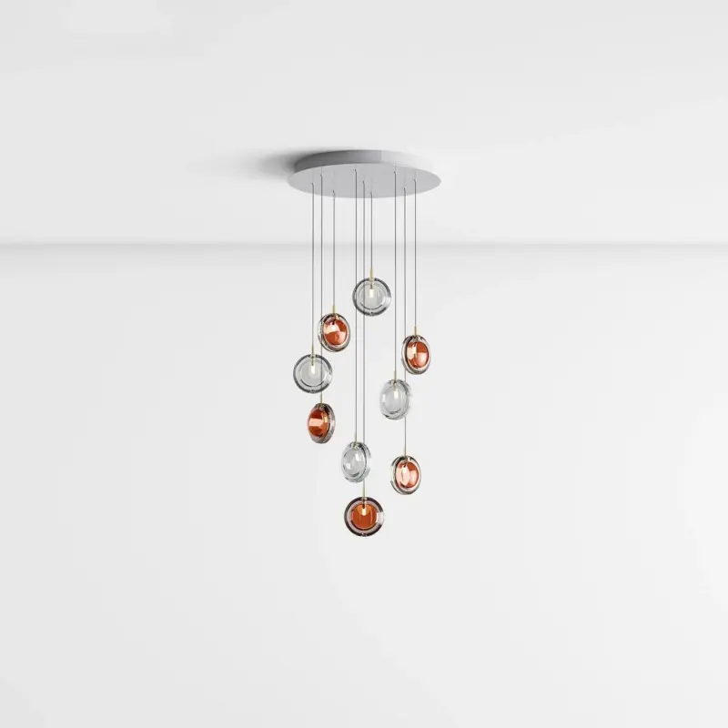 Lens Glass Pendant Lamp