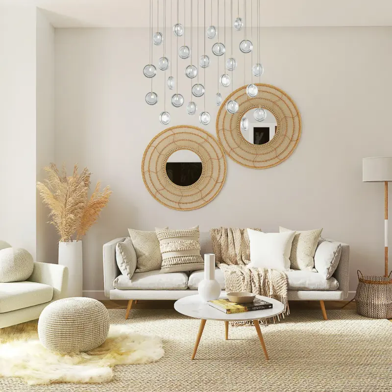 Lens Glass Pendant Lamp