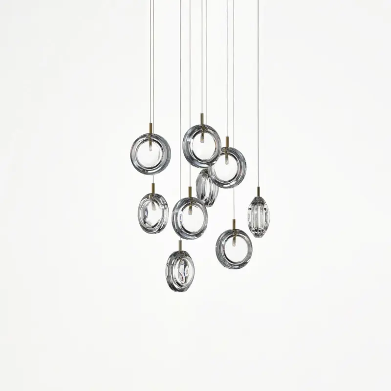 Lens Glass Pendant Lamp