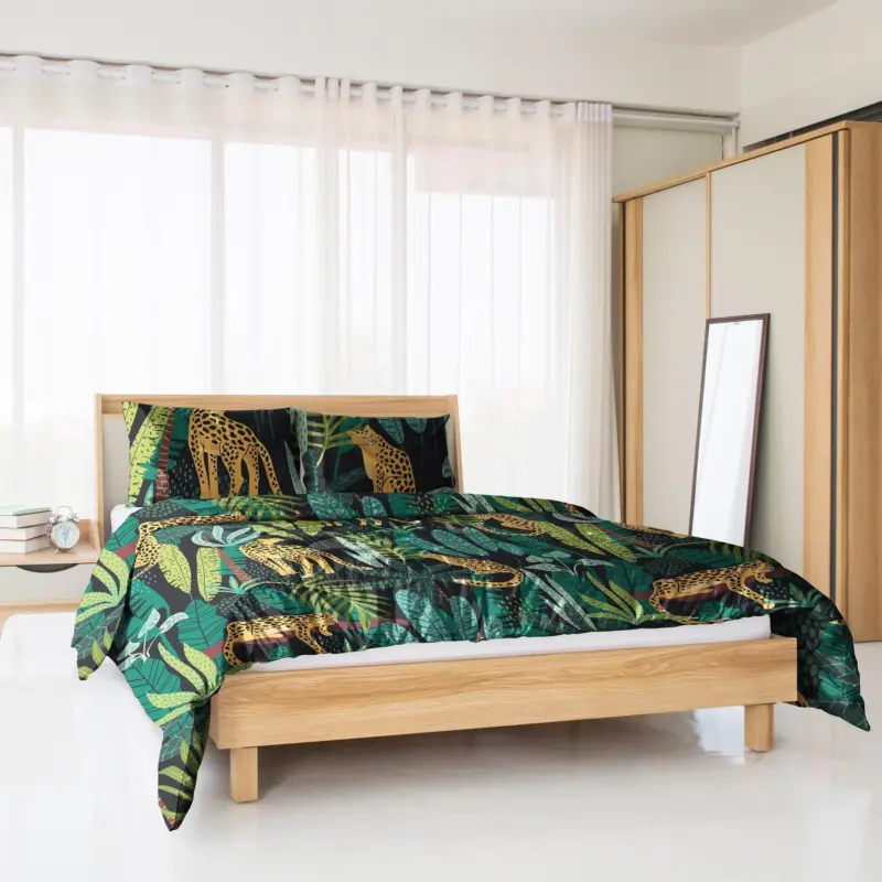 LeopardSkinPatternSeries1BedroomInteriorAngleViewMockup LeopardSkinPatternSeries1BedroomInteriorAngleViewMockup