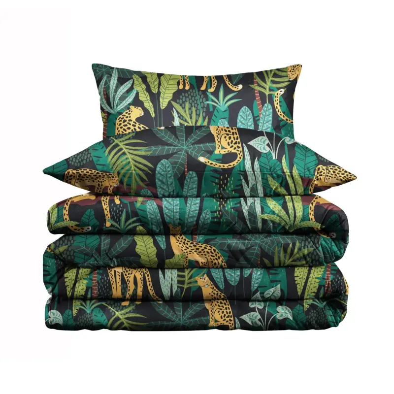 LeopardSkinPatternSeries1TwoPillows DuvetMockup