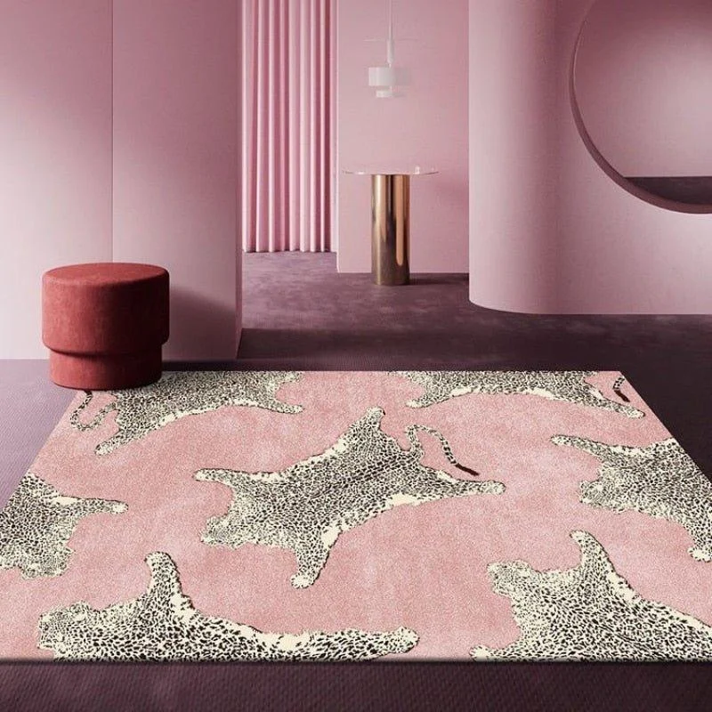 Leopard Living Room Decorative Plush Rugs -  - #tag1#