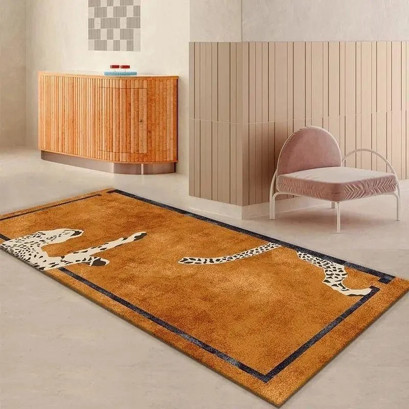 Leopard Living Room Decorative Plush Rugs -  - #tag1#