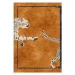 Leopard Living Room Decorative Plush Rugs tag1