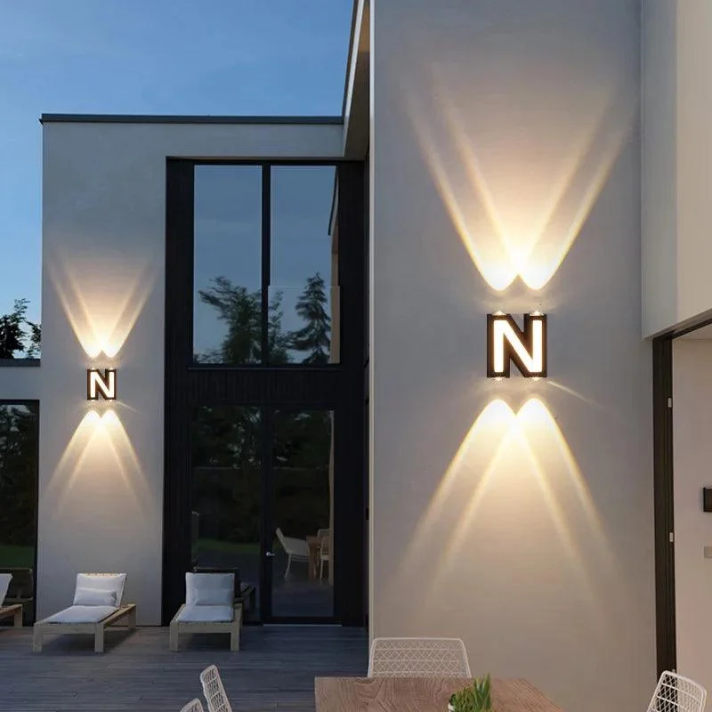 LetterGlow - outdoor letter wall lamp decoration -
