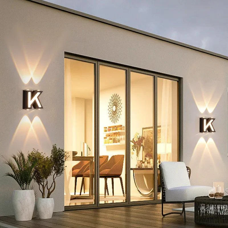 LetterGlow - outdoor letter wall lamp decoration -