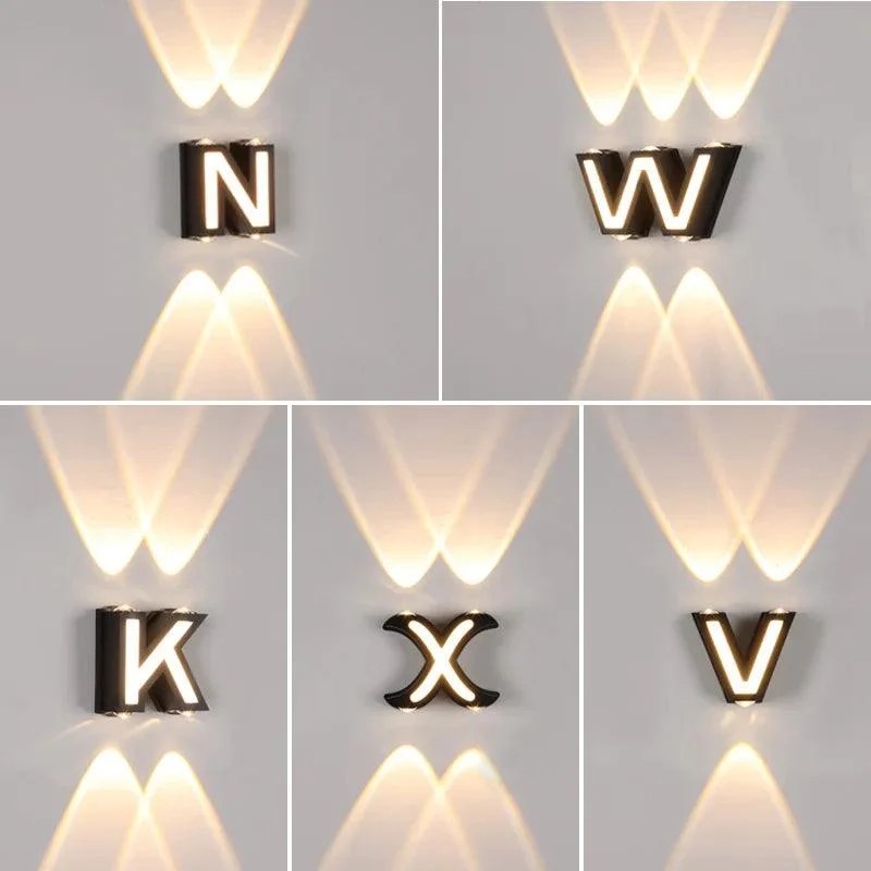 LetterGlow - outdoor letter wall lamp decoration -