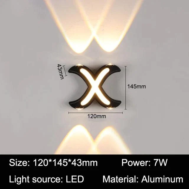 LetterGlow - outdoor letter wall lamp decoration -