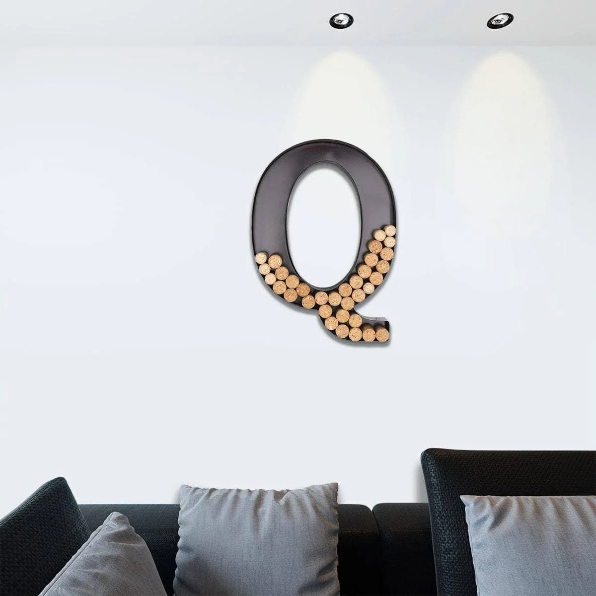 Letter Wall Wine Bottle Cork Container - Home Decor -