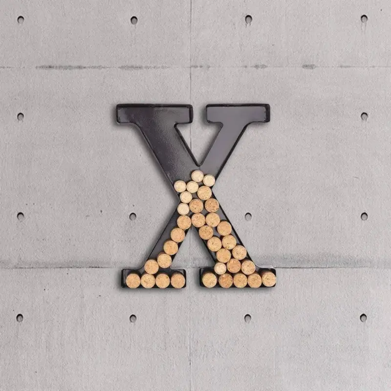 Letter Wall Wine Bottle Cork Container Home Decor