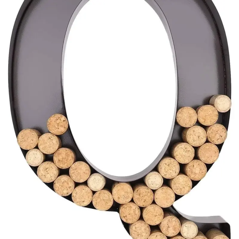 Letter Wall Wine Bottle Cork Container Home Decor
