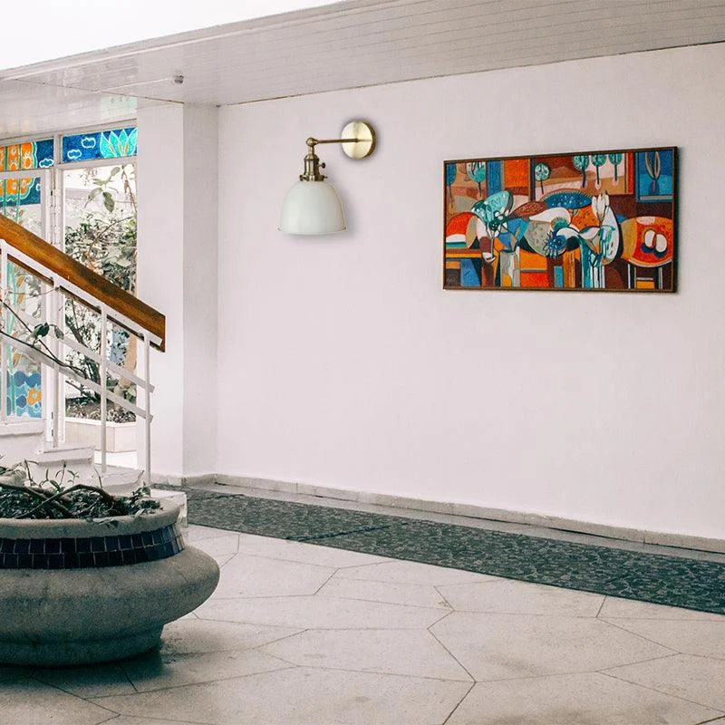 Liam Vintage LED Wall Lamp Indoor Black Bedroom Metal -  - #tag1#