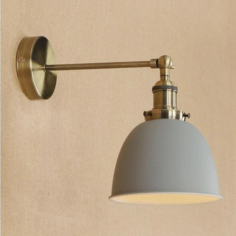 Liam Vintage LED Wall Lamp Indoor Black Bedroom Metal -  - #tag1#