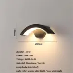 LichtBeeld Stylish Waterproof Wall Lamp tag1