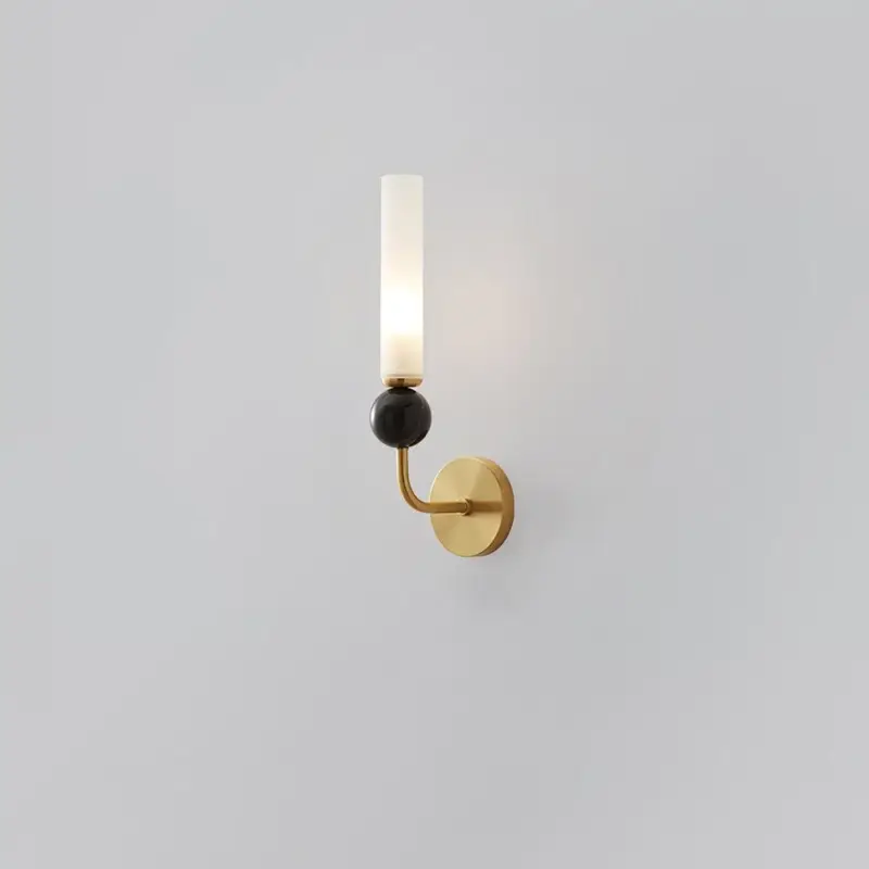LightLuxuryCopperLongPoleCorridorWallLamp