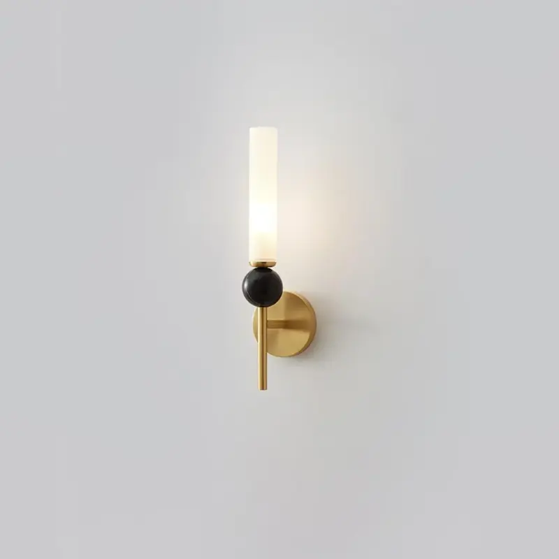 LightLuxuryCopperLongPoleCorridorWallLamp