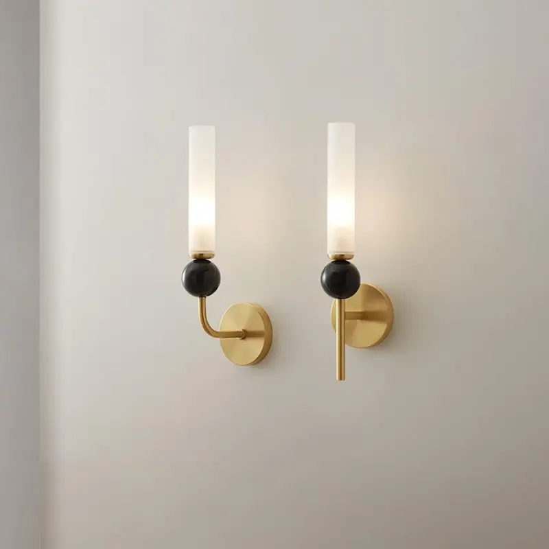 LightLuxuryCopperLongPoleCorridorWallLamp_5 LightLuxuryCopperLongPoleCorridorWallLamp