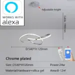 LightMaster Smart LED Pendant Lamp Bracket tag1