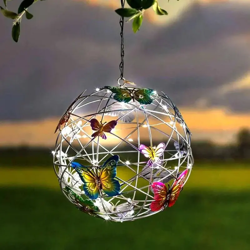 Light Butterfly Hanging Solar Lamp tag1