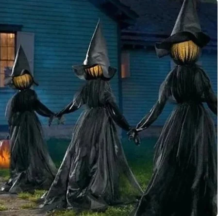 Lighted Halloween Witch Stake - Halloween Witches Decor -  - #tag1#