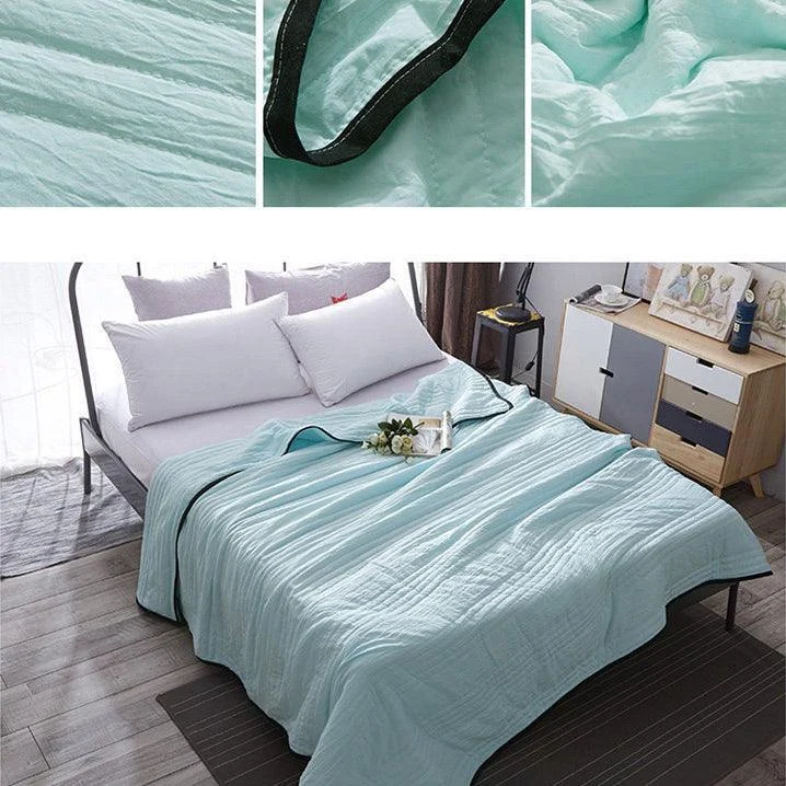 Lightweight Summer Cool Comforter Ultra Cozy Soft Blanket -  - #tag1#