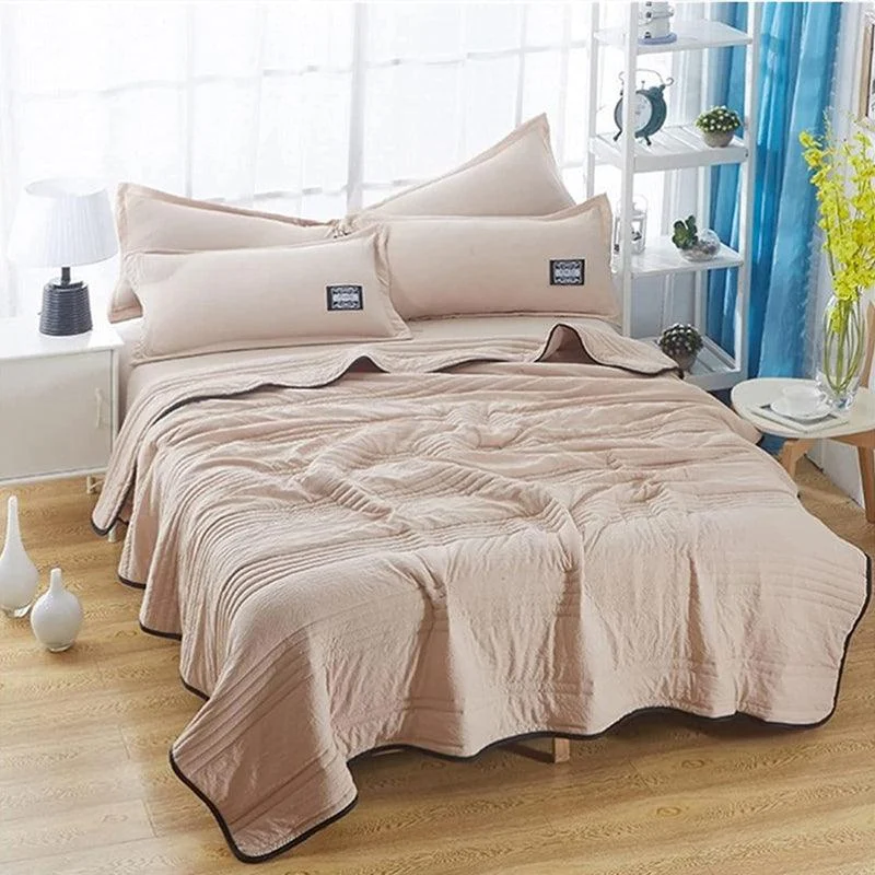Lightweight Summer Cool Comforter Ultra Cozy Soft Blanket -  - #tag1#