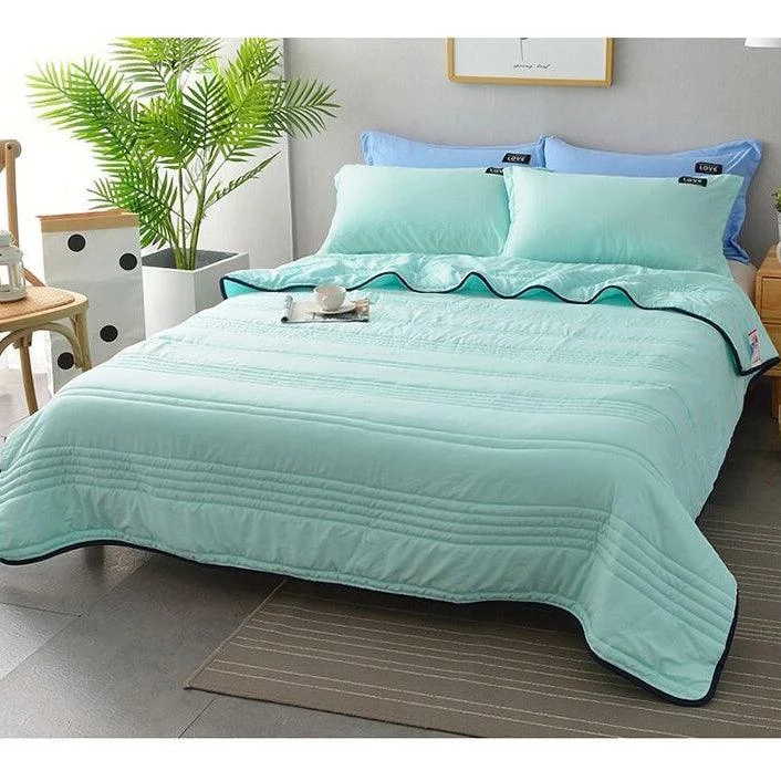 Lightweight Summer Cool Comforter Ultra Cozy Soft Blanket -  - #tag1#