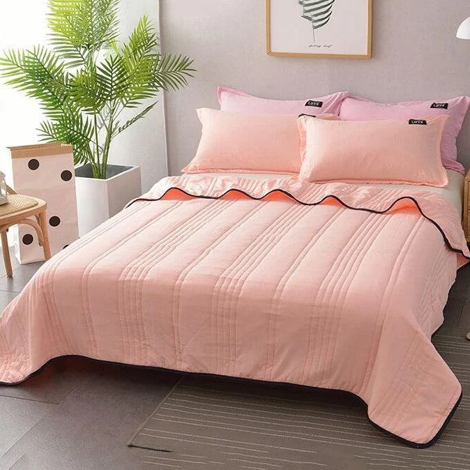 Lightweight Summer Cool Comforter Ultra Cozy Soft Blanket -  - #tag1#