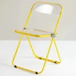 Lightweight Transparent Portable Folding Chair tag1