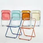 Lightweight Transparent Portable Folding Chair tag1