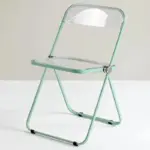 Lightweight Transparent Portable Folding Chair tag1