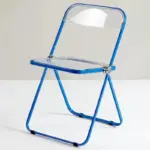 Lightweight Transparent Portable Folding Chair tag1