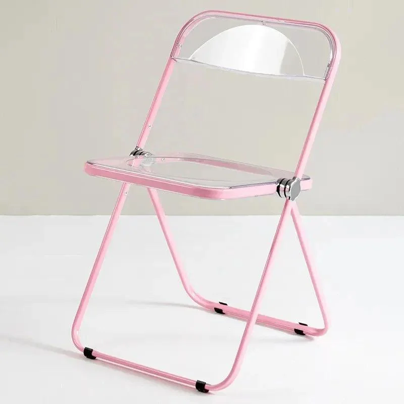 Lightweight Transparent Portable Folding Chair -  - #tag1#