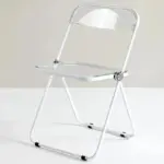 Lightweight Transparent Portable Folding Chair tag1