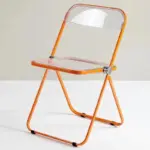 Lightweight Transparent Portable Folding Chair tag1
