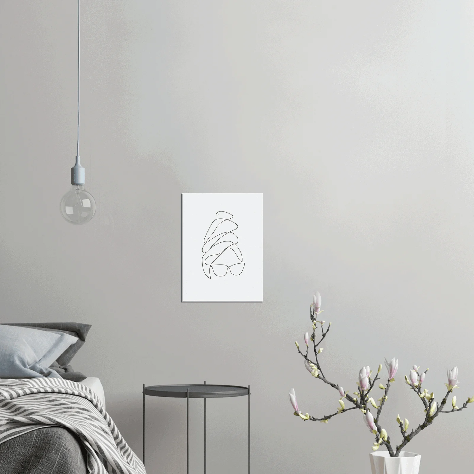 Line Silhouette Canvas -  - #tag1#
