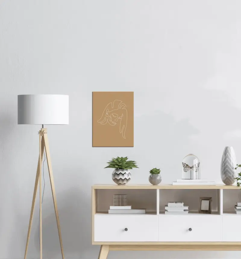 Line Silhouette Canvas tag1