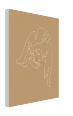 Line Silhouette Canvas tag1