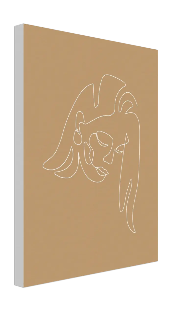 Line Silhouette Canvas tag1