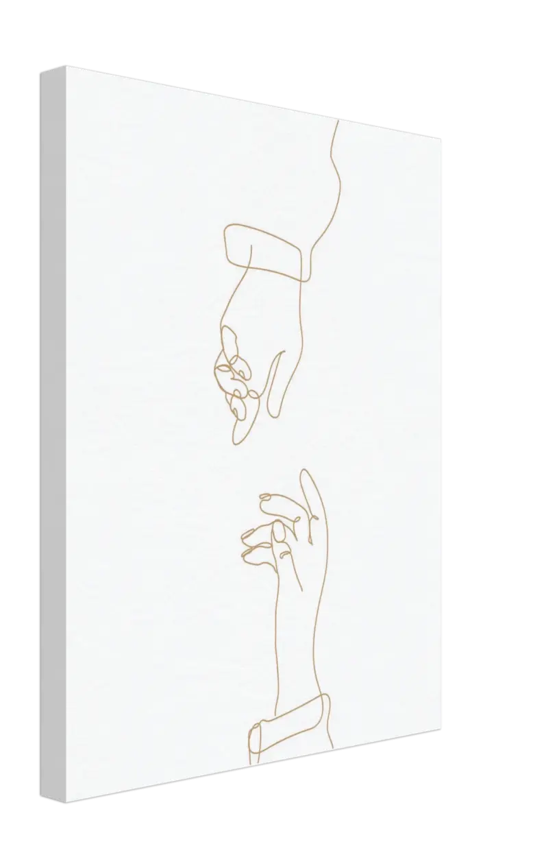 Line Silhouette Canvas tag1