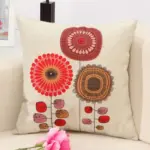 Linen_Flower_Pattern_Pillowcase_Decor_-_-4319575 Linen Flower Pattern Pillowcase Decor