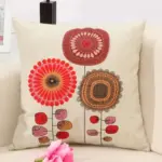 Linen_Flower_Pattern_Pillowcase_Decor_-_-4319602 Linen Flower Pattern Pillowcase Decor
