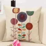 Linen_Flower_Pattern_Pillowcase_Decor_-_-4319610 Linen Flower Pattern Pillowcase Decor
