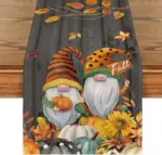 Linen Halloween Pumpkin Home Restaurant Decoration Table Runner tag1