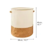 Linen Laundry Basket tag1
