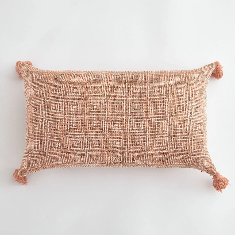 Linen Tassel Pillow Cover -  - #tag1#