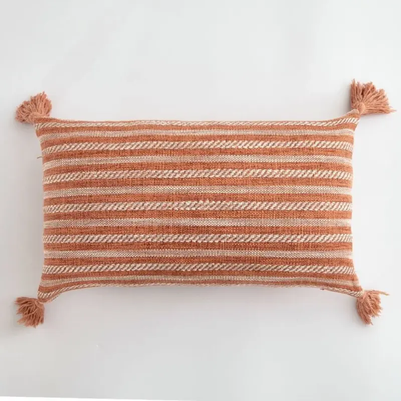 Linen Tassel Pillow Cover tag1
