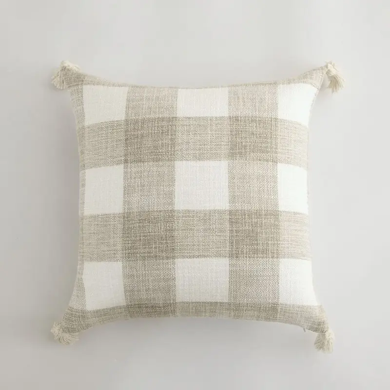 Linen Tassel Pillow Cover tag1